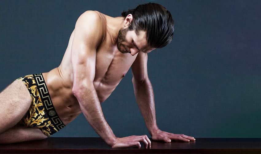 กางเกงใน Versace Barocco Stretch Viscose Briefs