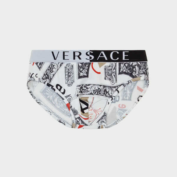 กางเกงใน Versace Bauhaus Stretch Viscose Low Rise Briefs