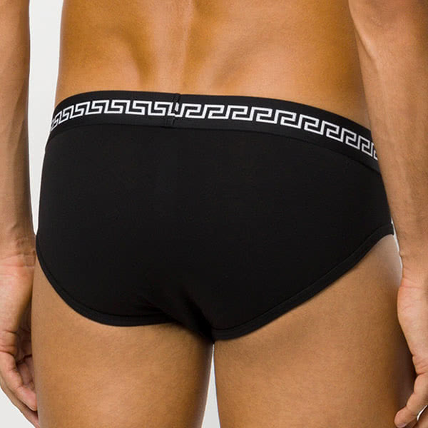 กางเกงใน Versace Greco Key Stretch Cotton Low Rise Briefs