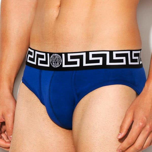 กางเกงใน Versace Greca Stretch Cotton Briefs