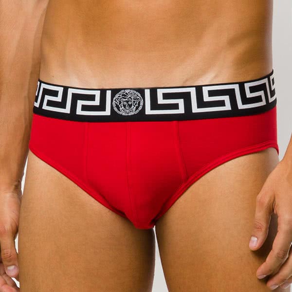 กางเกงใน Versace Greca Stretch Cotton Briefs