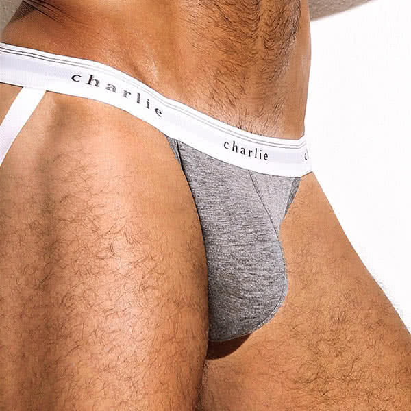 จ็อกสแตรป Charlie Classic Stretch Cotton Jockstrap