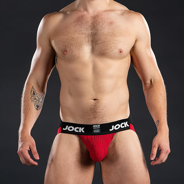 จ็อกสแตรป JOCK 2" Red Classic Cotton Jockstrap
