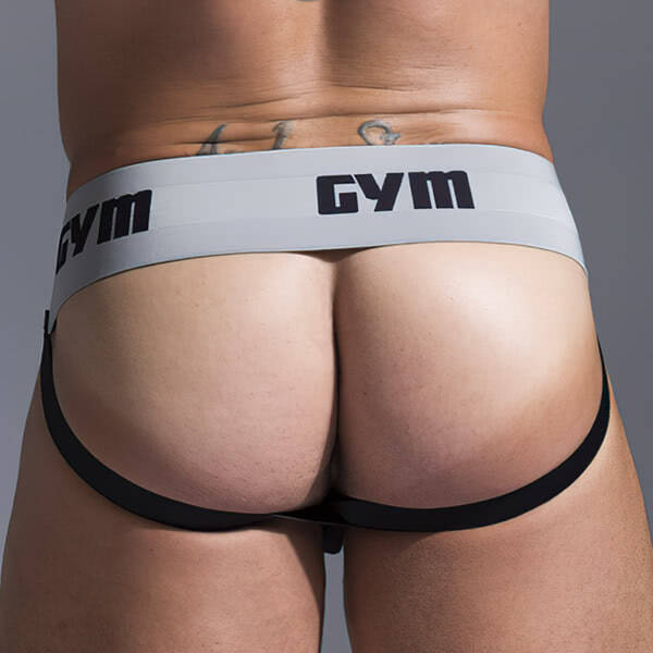 จ็อกสแตรป GYM 3-In Black Performance Athletic Jockstrap