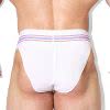 กางเกงใน J.J. Malibu White Vintage Micro Strap Briefs