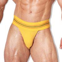กางเกงใน J.J. Malibu Yellow Vintage Micro Strap Briefs