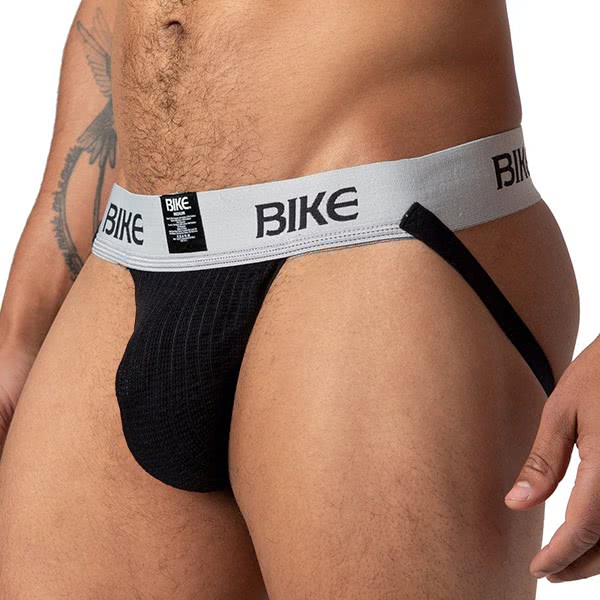 จ็อกสแตรป BIKE Athletic 2" Black Classic Jockstrap