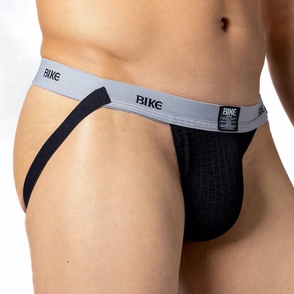 จ็อกสแตรป BIKE Athletic 1" Black Swimmer Jockstrap