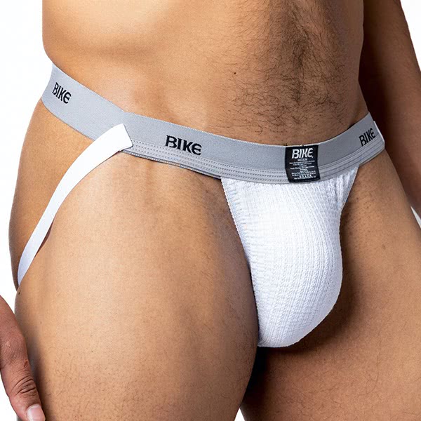 จ็อกสแตรป BIKE Athletic 1" White Swimmer Jockstrap