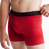 บ็อกเซอร์ บรีพ Calvin Klein Modern Cotton Stretch Holiday Plaid Boxer Briefs NB3360