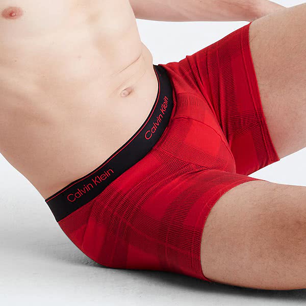บ็อกเซอร์ บรีพ Calvin Klein Modern Cotton Stretch Holiday Plaid Boxer Briefs NB3360