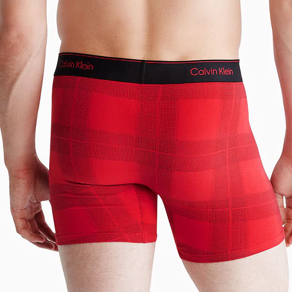 บ็อกเซอร์ บรีพ Calvin Klein Modern Cotton Stretch Holiday Plaid Boxer Briefs NB3360