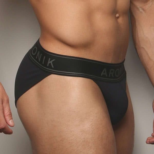 กางเกงใน ARONIK New Jockini Corvo Micro สีดำ