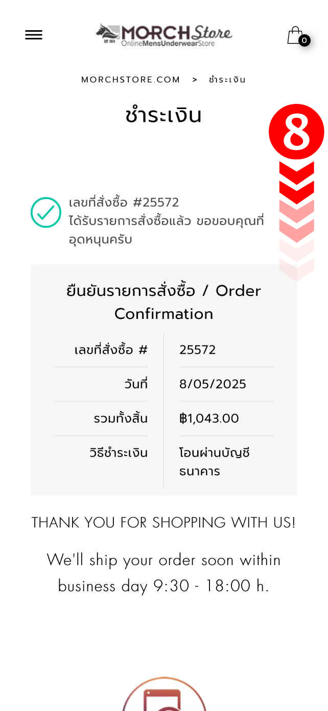 ขั้นตอนการทำรายการสั่งซื้อสินค้า