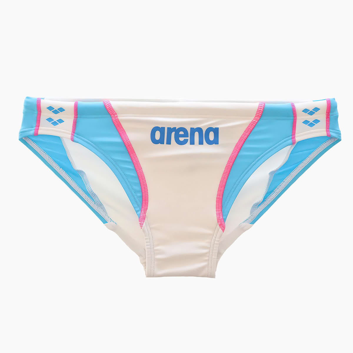 กางเกงว่ายน้ำชาย Arena 25FW Double Matt S nux-D Aqua Traing Rimic Bikini (Special Edition) สีขาวขอบฟ้า
