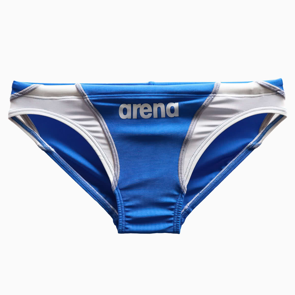กางเกงว่ายน้ำชาย Arena 25SS Double Matt S nux-D Aqua Traing Rimic Bikini (Special Edition) สีน้ำเงิน/ขาว