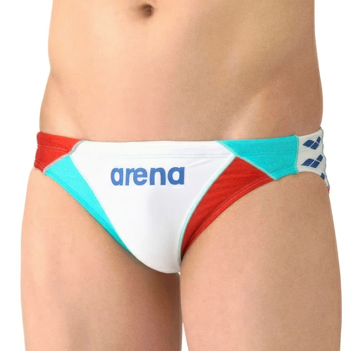 กางเกงว่ายน้ำ Arena 26SS Tough Suit Aqua Training Rimic สีขาว/แดง