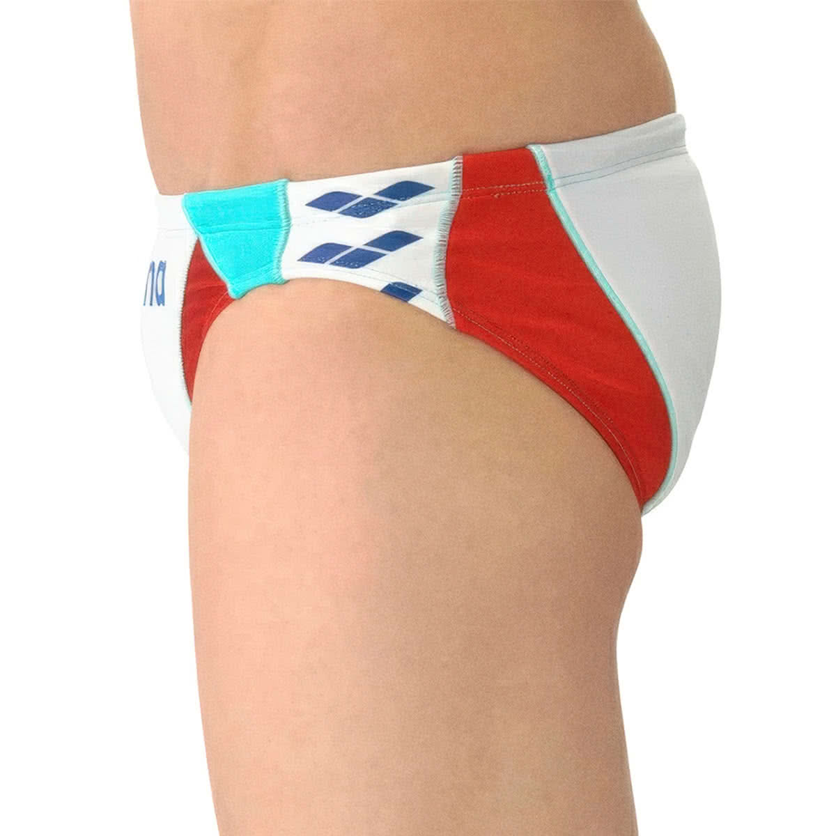 กางเกงว่ายน้ำ Arena 26SS Tough Suit Aqua Training Rimic สีขาว/แดง
